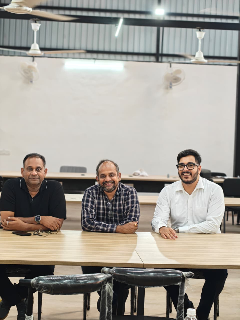 RVM CAD investors with the leadership team at the campus